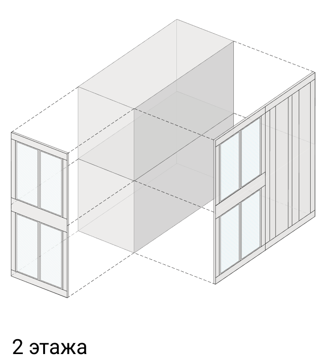 Схема панелей 2 этажа